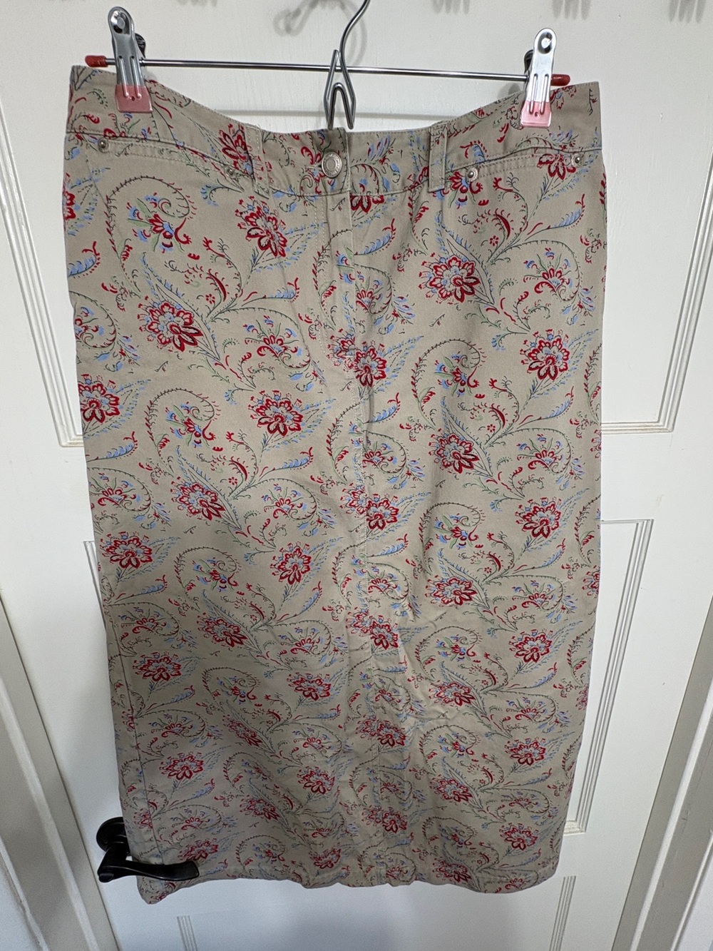 Vintage Pendleton Paisley Midi Skirt